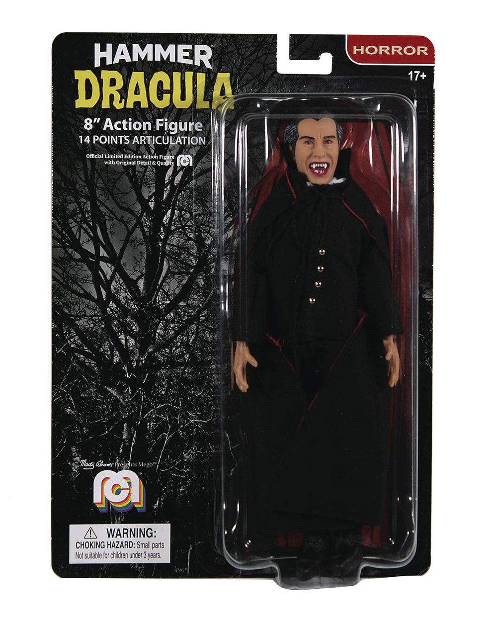 MEGO HORROR HAMMER DRACULA 8IN ACTION FIGURE