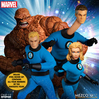 ONE-12 COLLECTIVE MARVEL FANTASTIC FOUR DLX STEEL BOX ACTION FIGURE SET