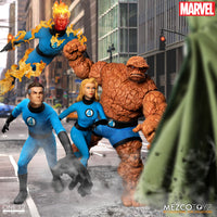 ONE-12 COLLECTIVE MARVEL FANTASTIC FOUR DLX STEEL BOX ACTION FIGURE SET