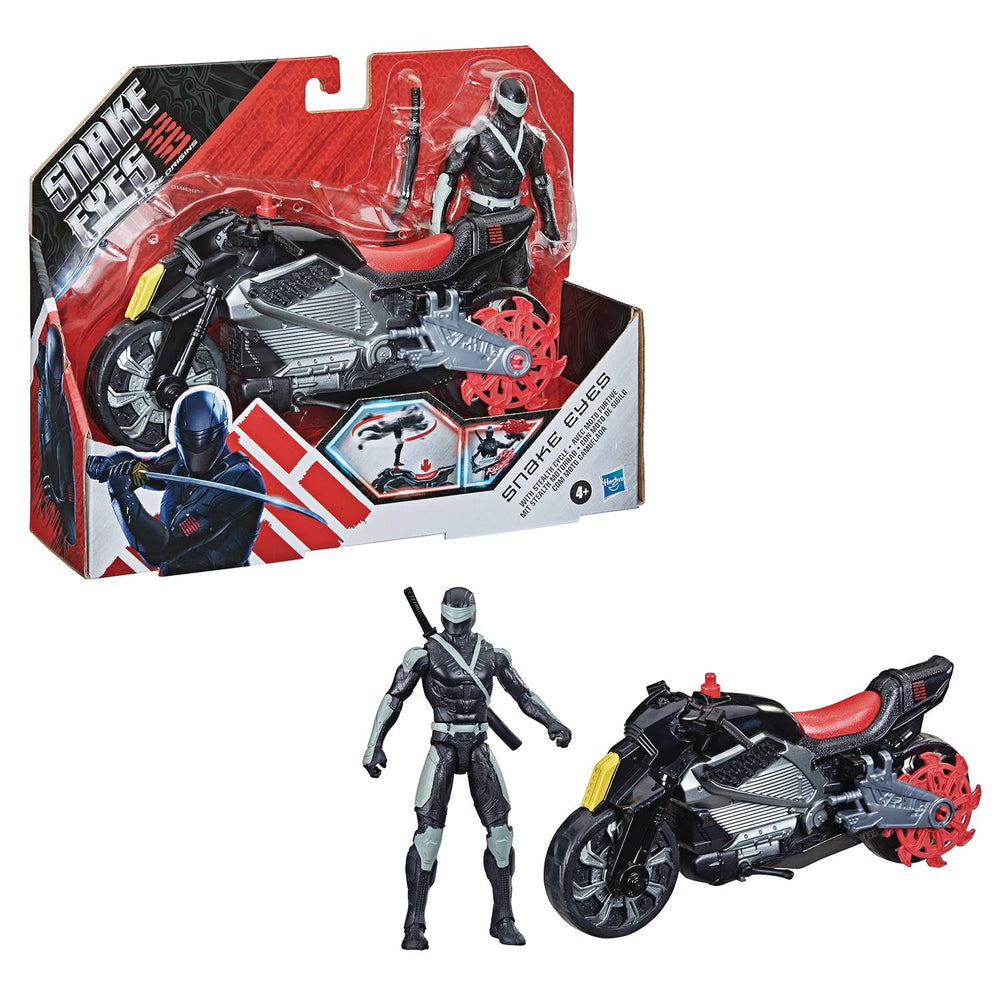 GI JOE CORE NINJA SNAKE EYES VEHICLE ACTION FIGURE