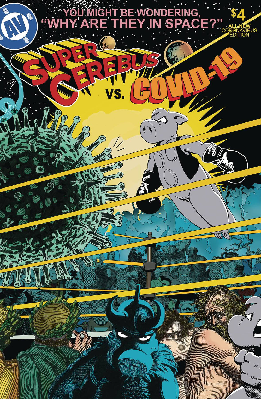 SUPER CEREBUS VS COVID 19 ONE SHOT