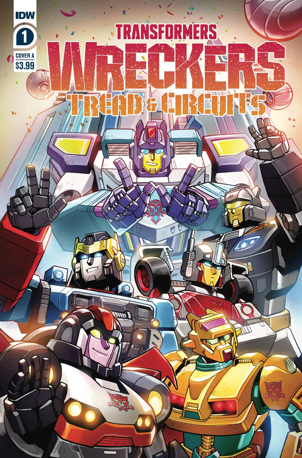 TRANSFORMERS WRECKERS TREAD & CIRCUITS #1 (OF 4) CVR A  LAWR