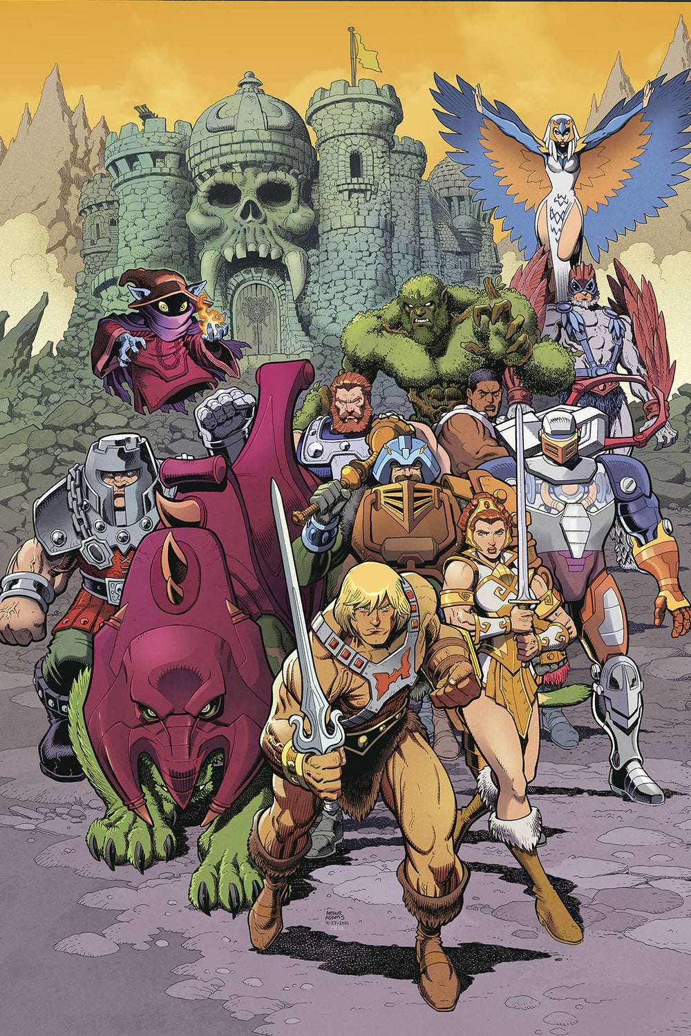 MASTERS OF THE UNIVERSE REVELATION #4 (OF 4) CVR B ADAMS