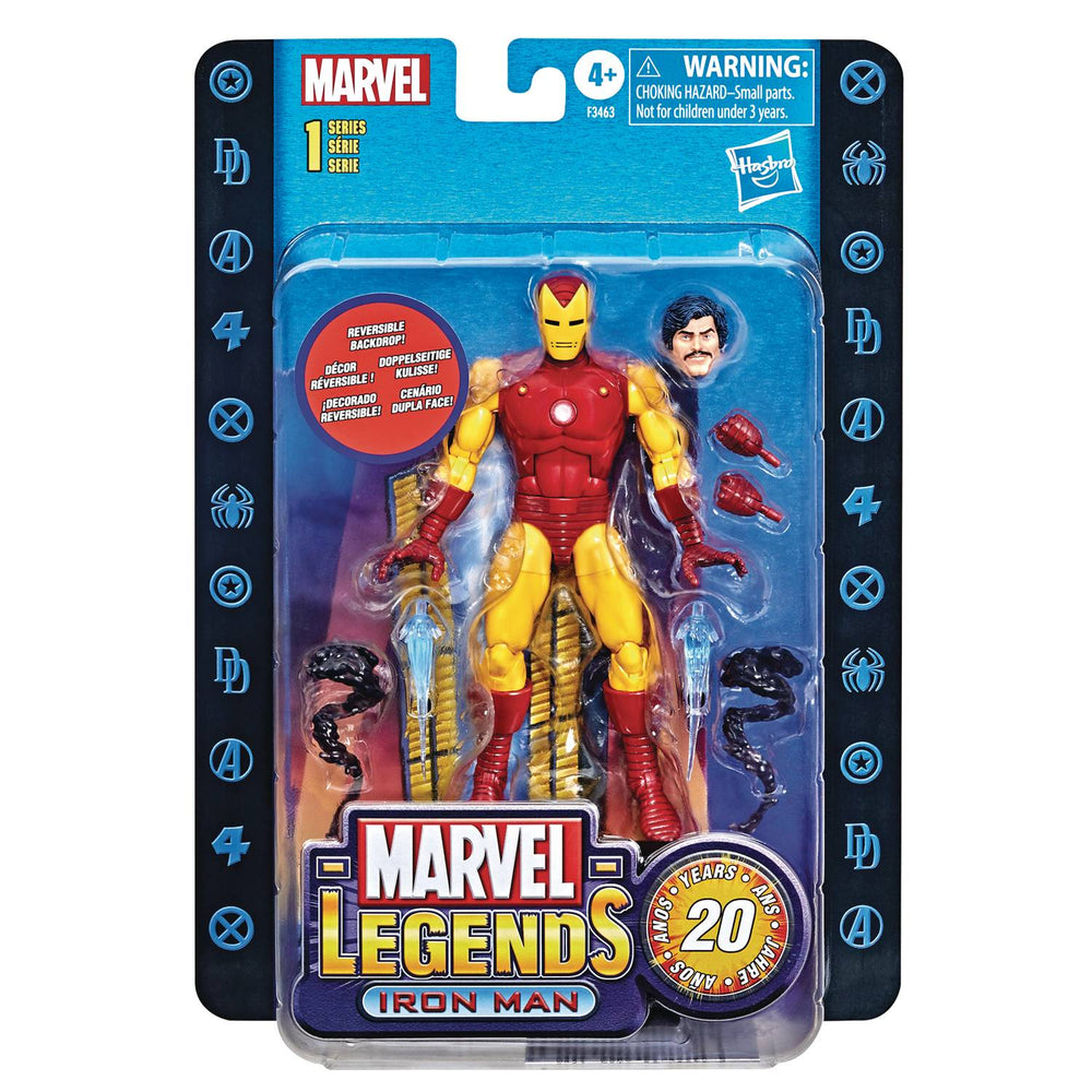 MARVEL LEGENDS 20TH ANN IRON MAN 6IN ACTION FIGURE