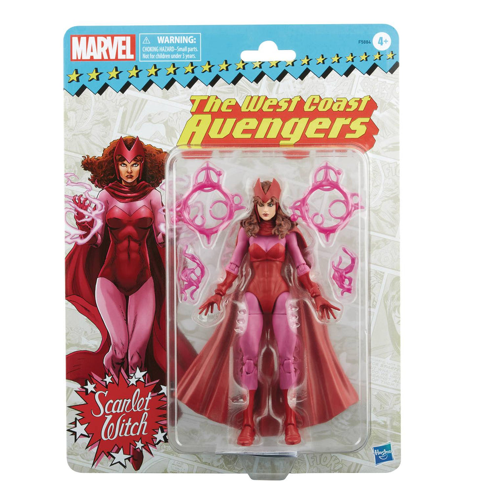 MARVEL LEGENDS RETRO SCARLET WITCH 6IN AF ACTION FIGURE